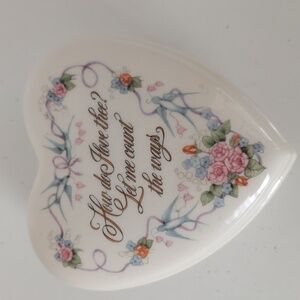 Vintage Wedgewood Valentines Trinket Box